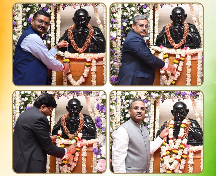Union Bank of India remembers Mahatma Gandhi & Lal Bahadur Shastri
